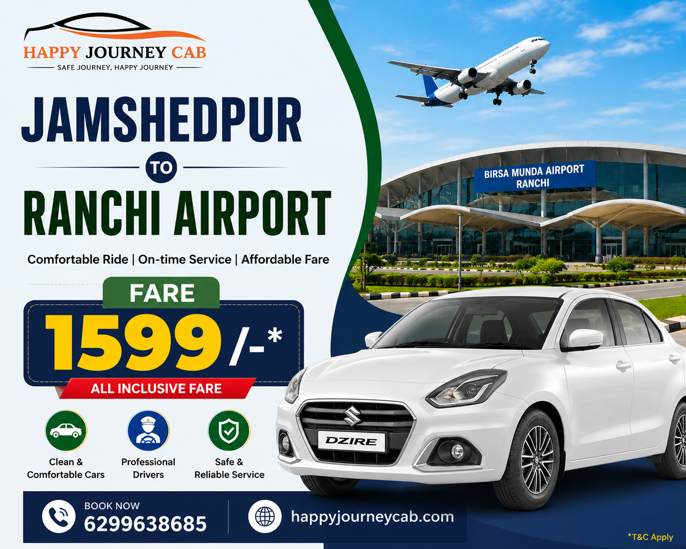 jamshedpur to ranchi cab