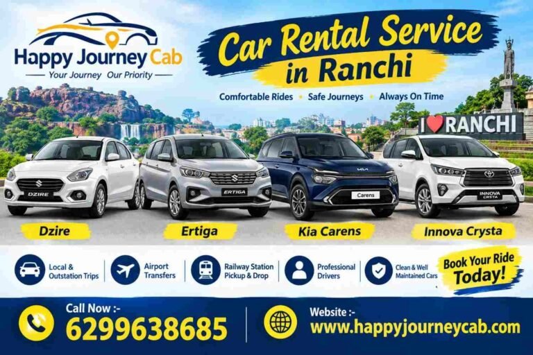 Car Rental Service in Ranchi