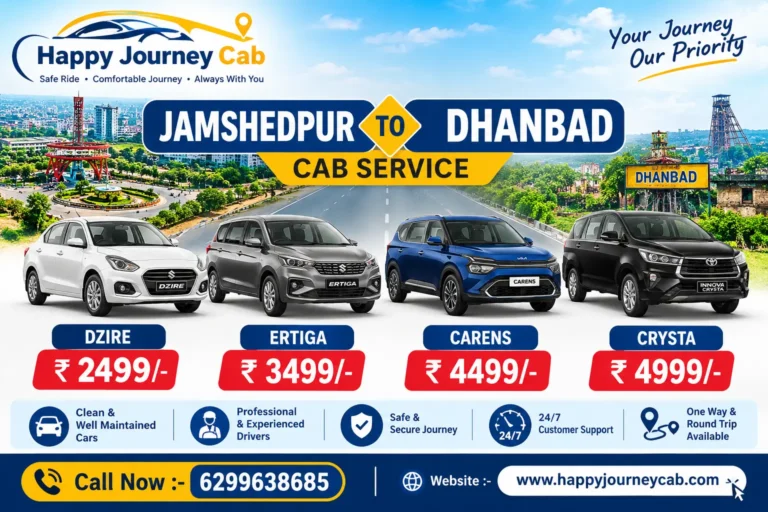 jamshedpur to dhanbad cab service